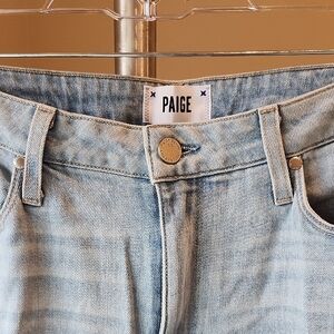Paige Jeans Mid Rise Crop Light Wash Size.30